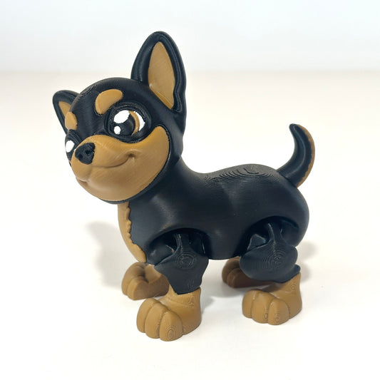 Flexi Chihuahua - 3D Printed Articulating Figure
