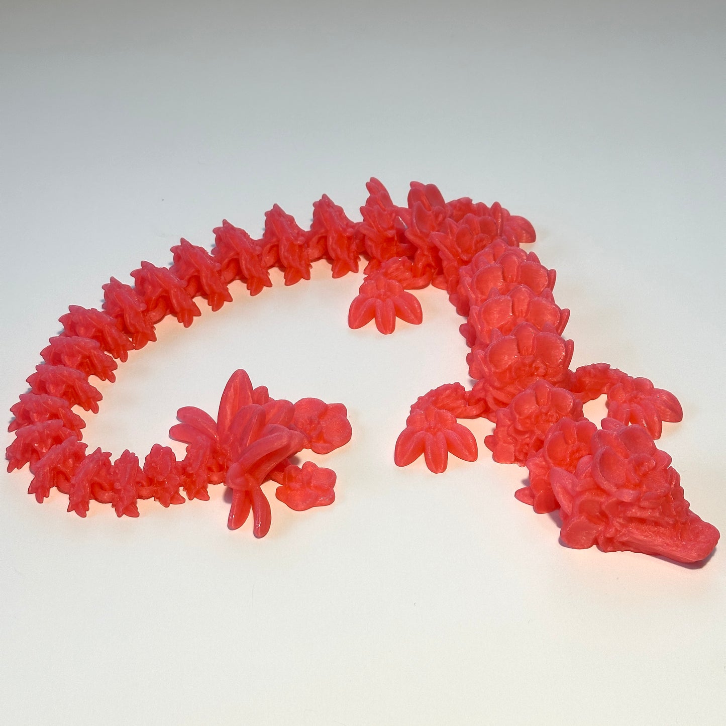 Large Orchid Dragon - 3D Printed Articulating Figure