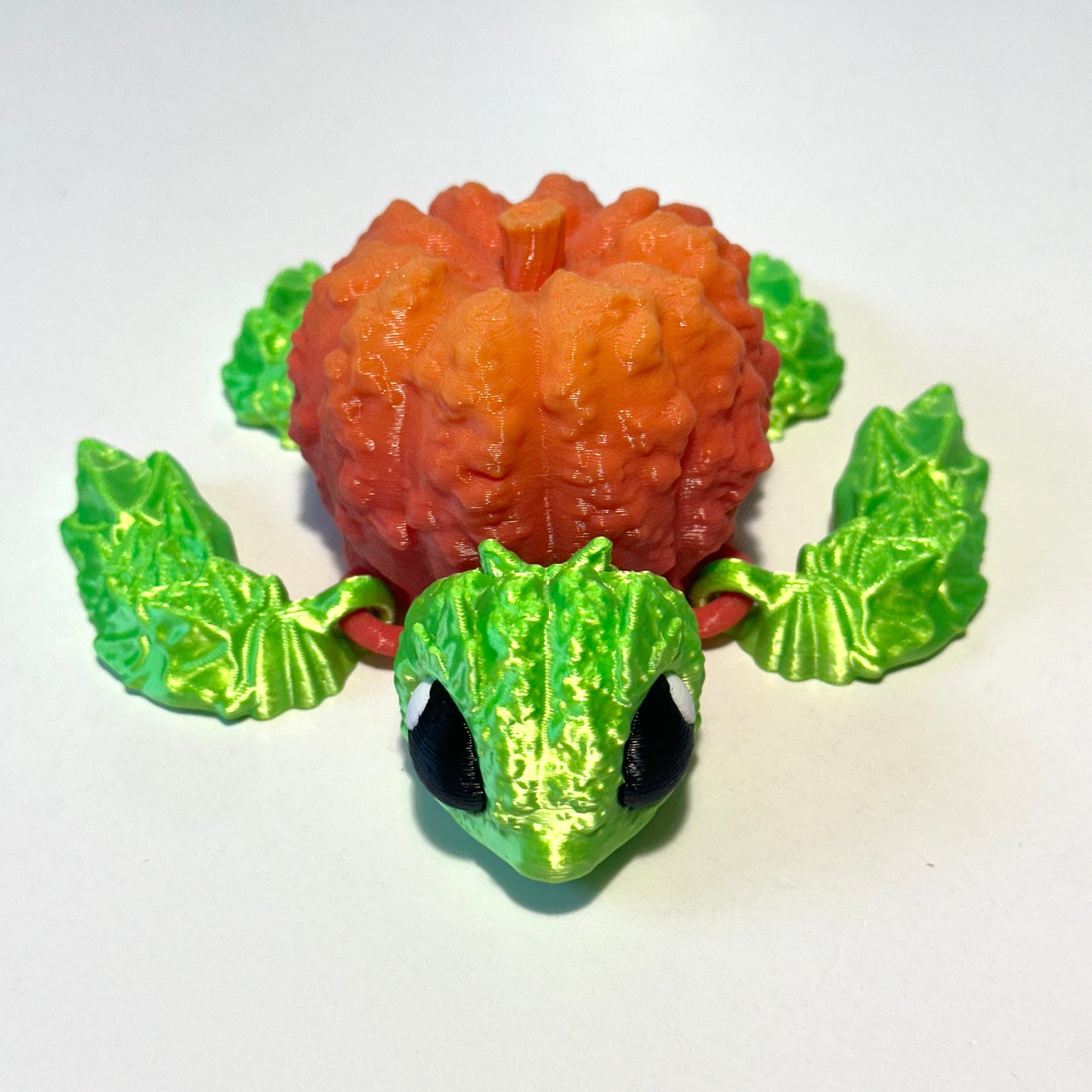 Pumpkin Turtle - 3D Printed Articulating Figure