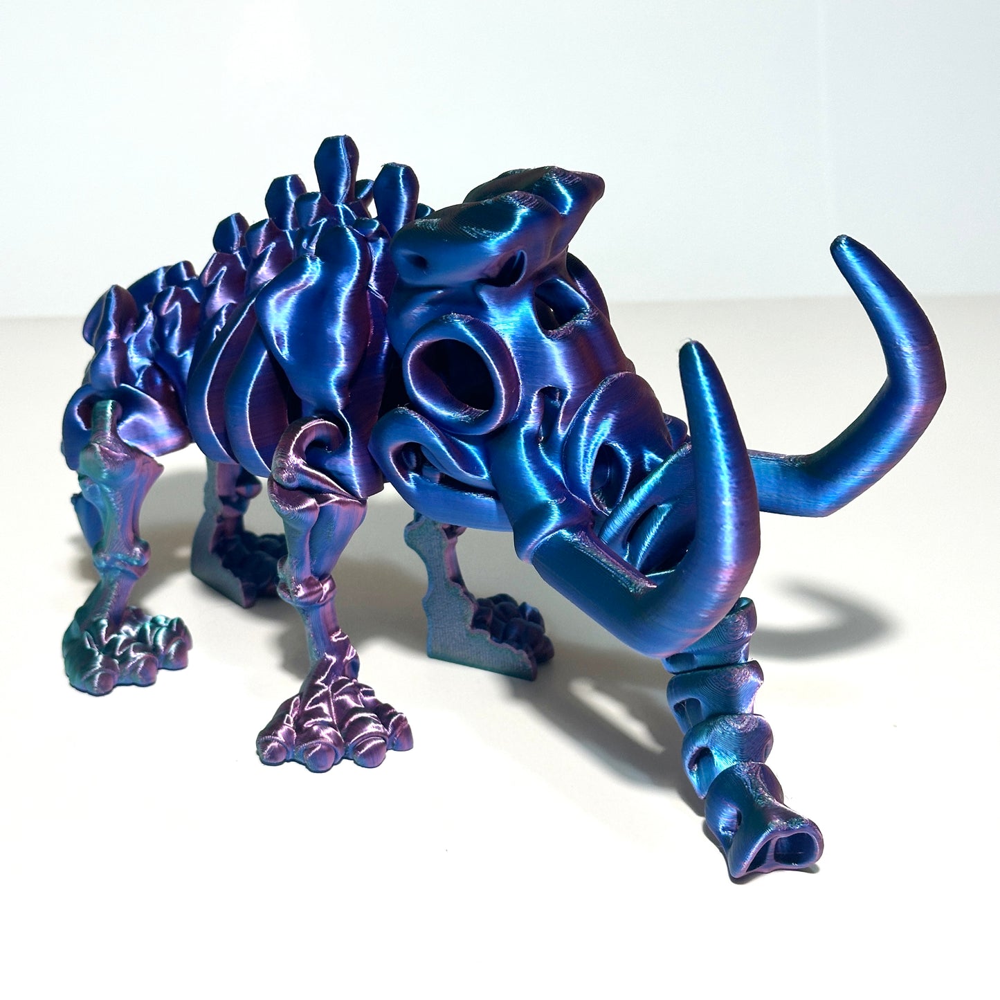 Giant Flexi Skeleton Mammoth - 3D Printed Articulating Figure