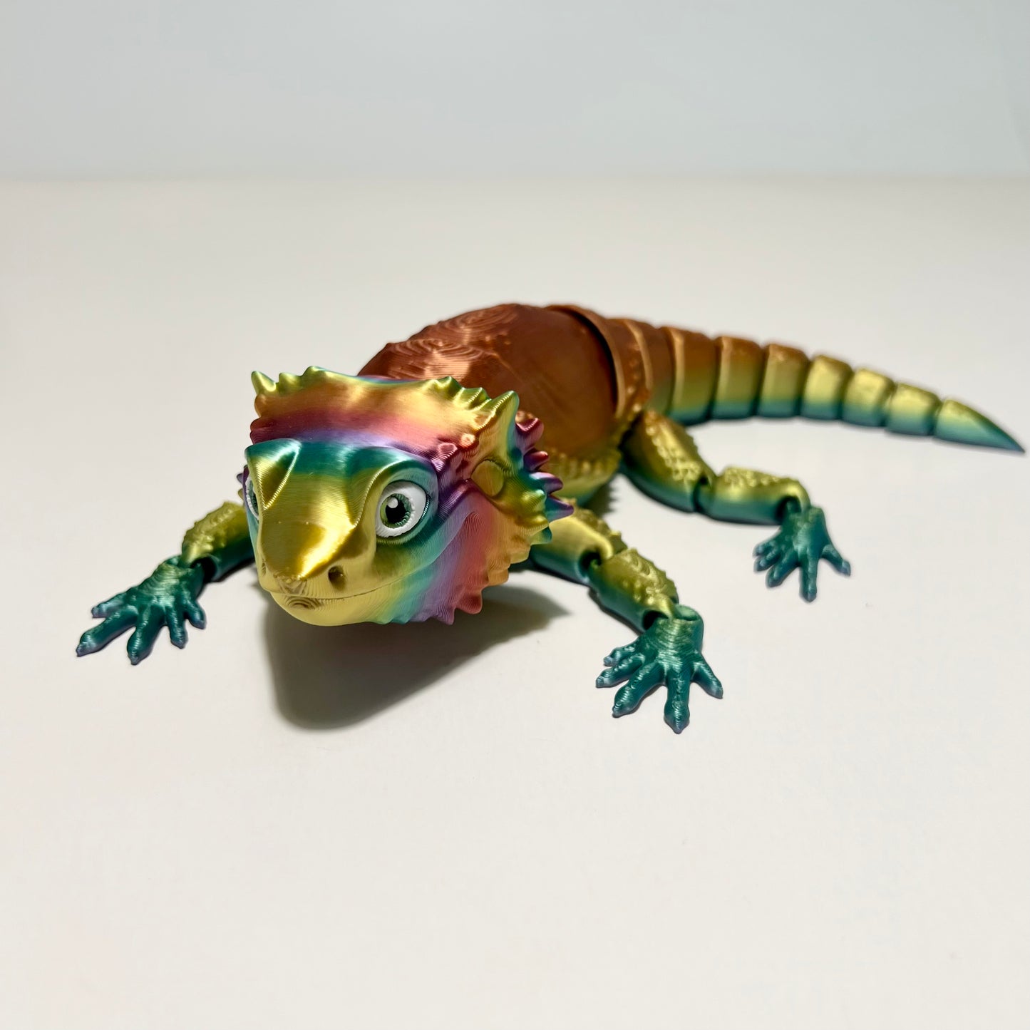 Flexi Bearded Dragon - 3D Printed Articulating Figure