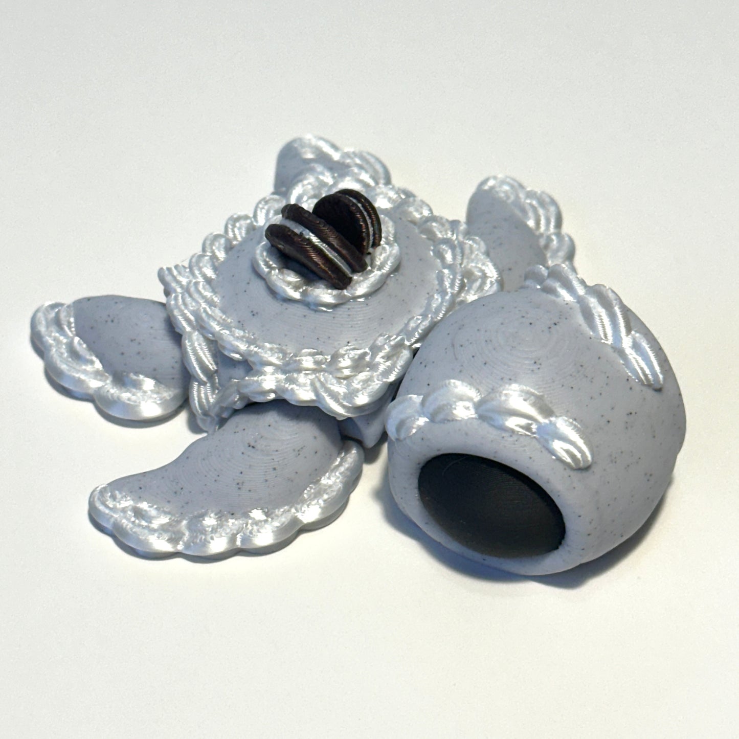 Cookie Cake Turtle - 3D Printed Articulating Figure