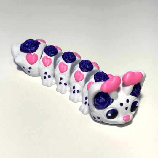 Cat-er-pillar - 3D Printed Articulating Figure