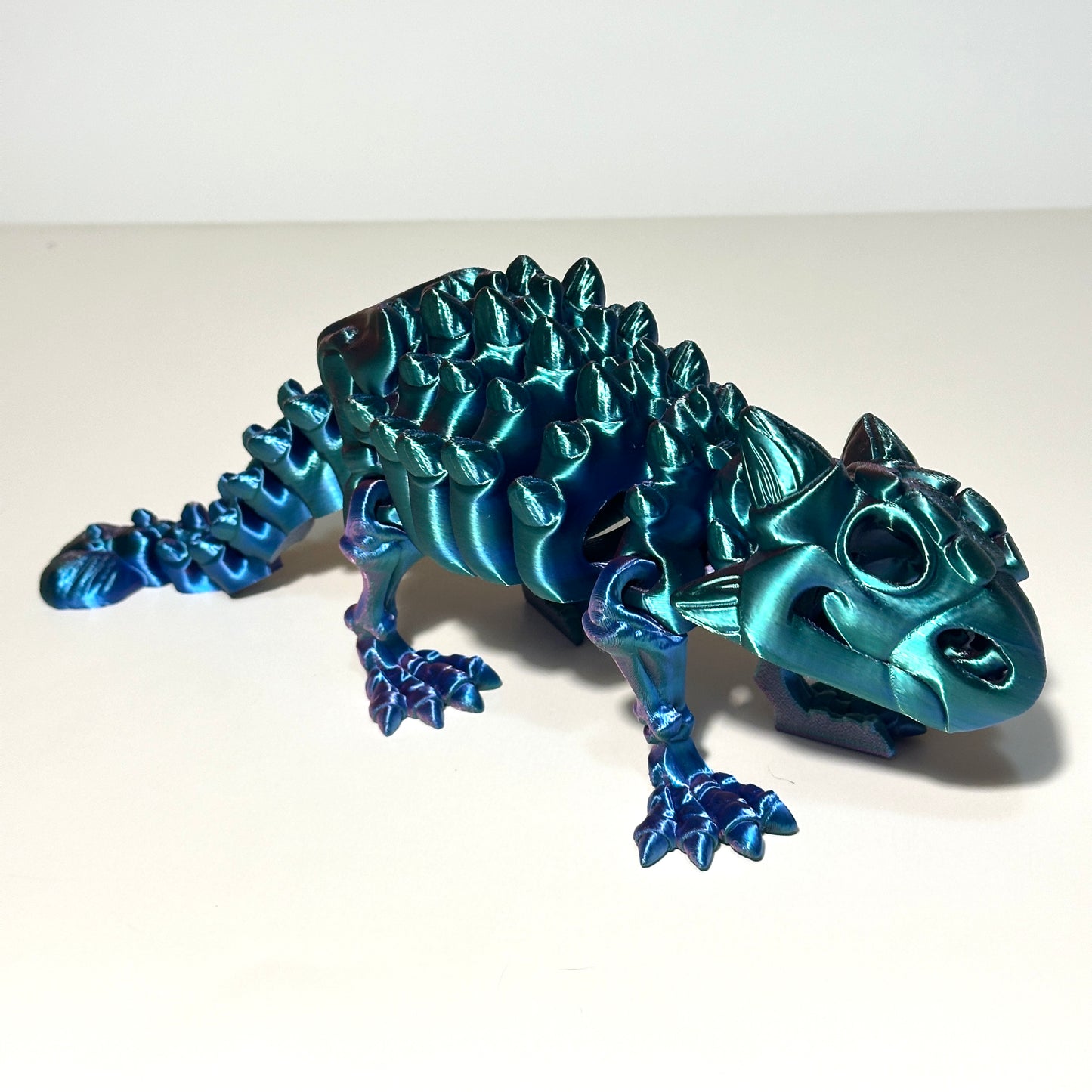 Giant Flexi Skeleton Ankylosaurus - 3D Printed Articulating FIgure