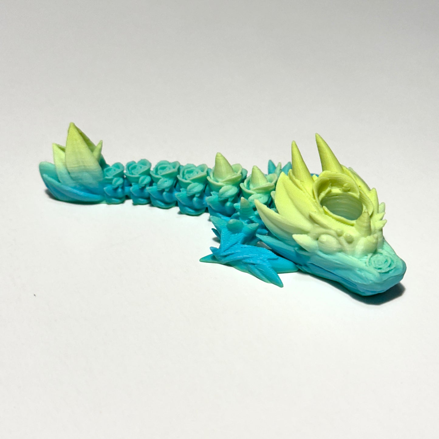 Rose Tadling Straw Topper - 3D Printed Articulating Figure