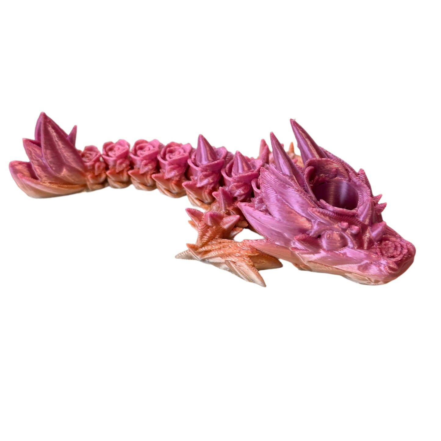 Rose Tadling Straw Topper - 3D Printed Articulating Figure