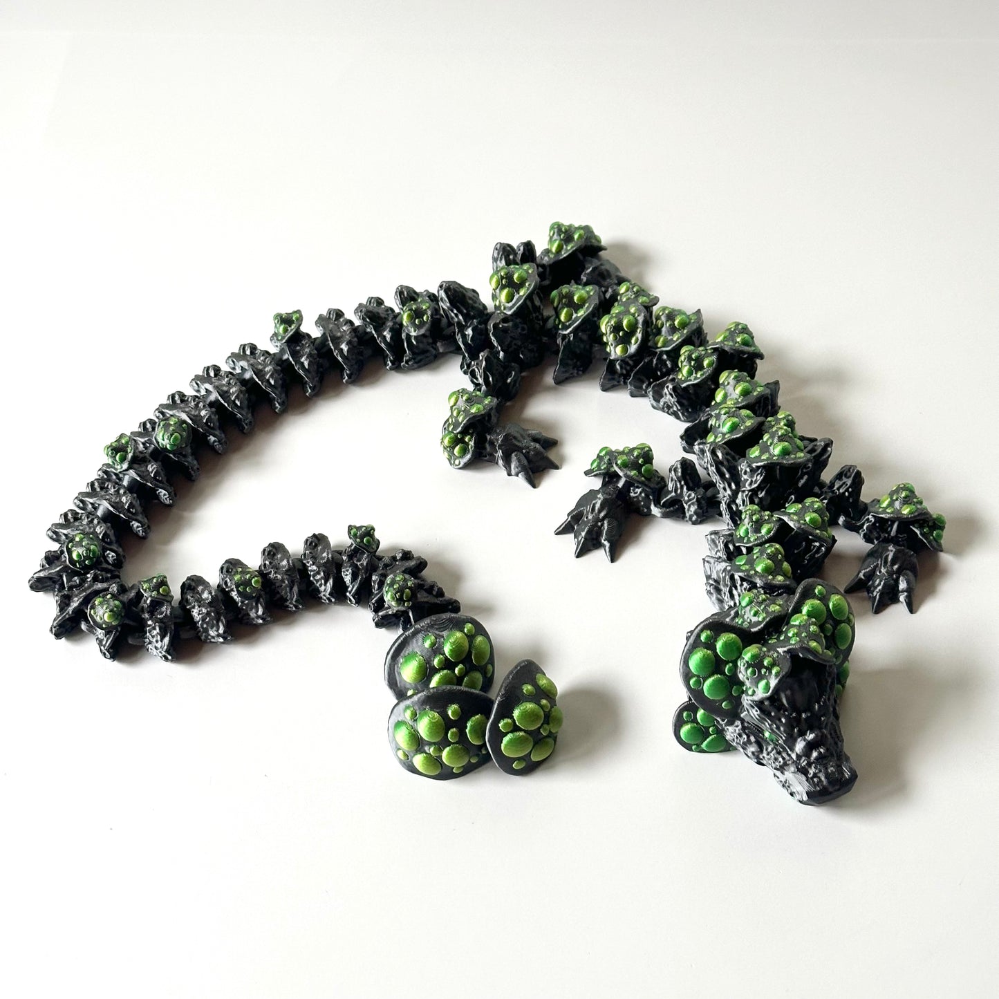 Large Mushroom Dragon - 3D Printed Articulating Figure