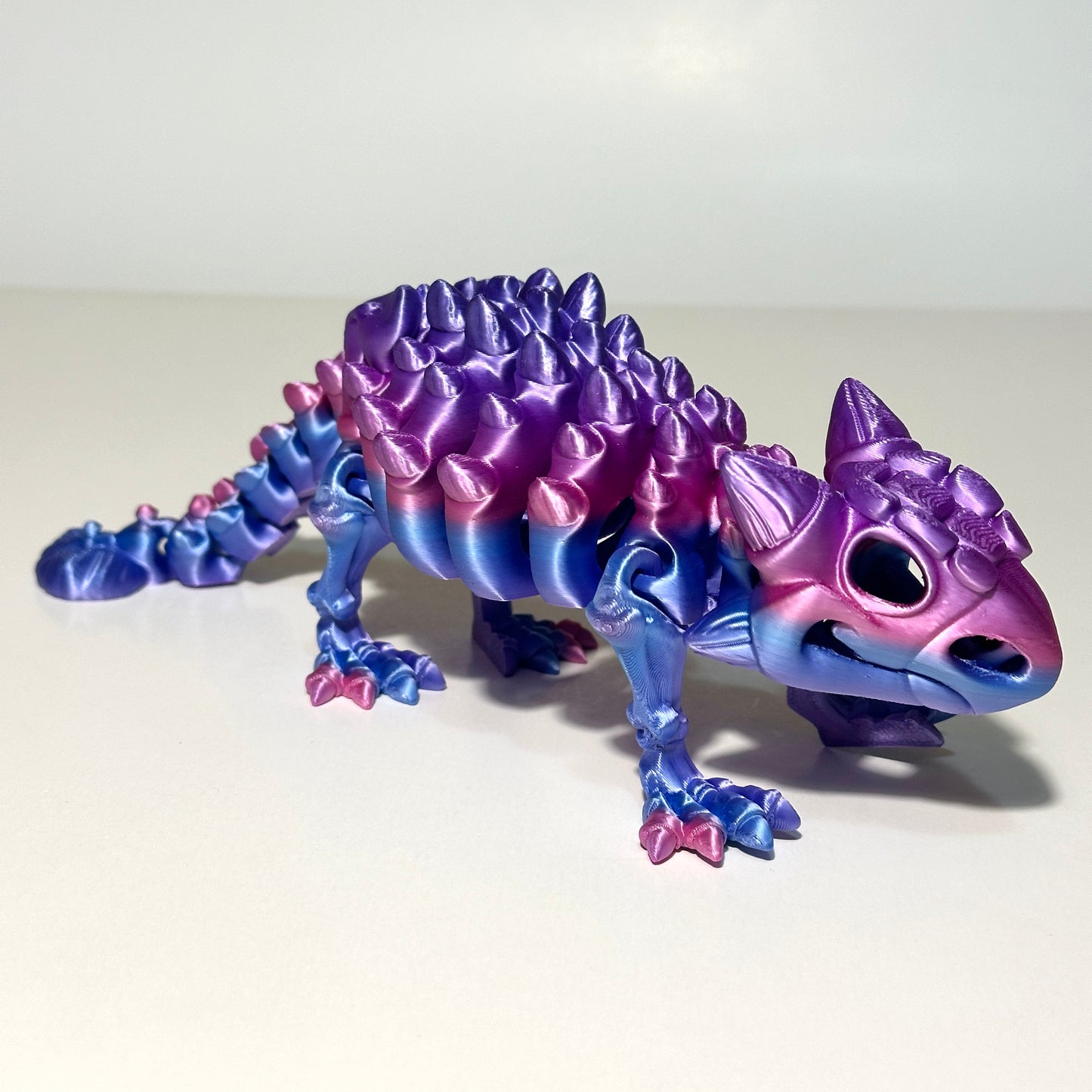 Flexi Skeleton Ankylosaurus - 3D Printed Articulating Figure