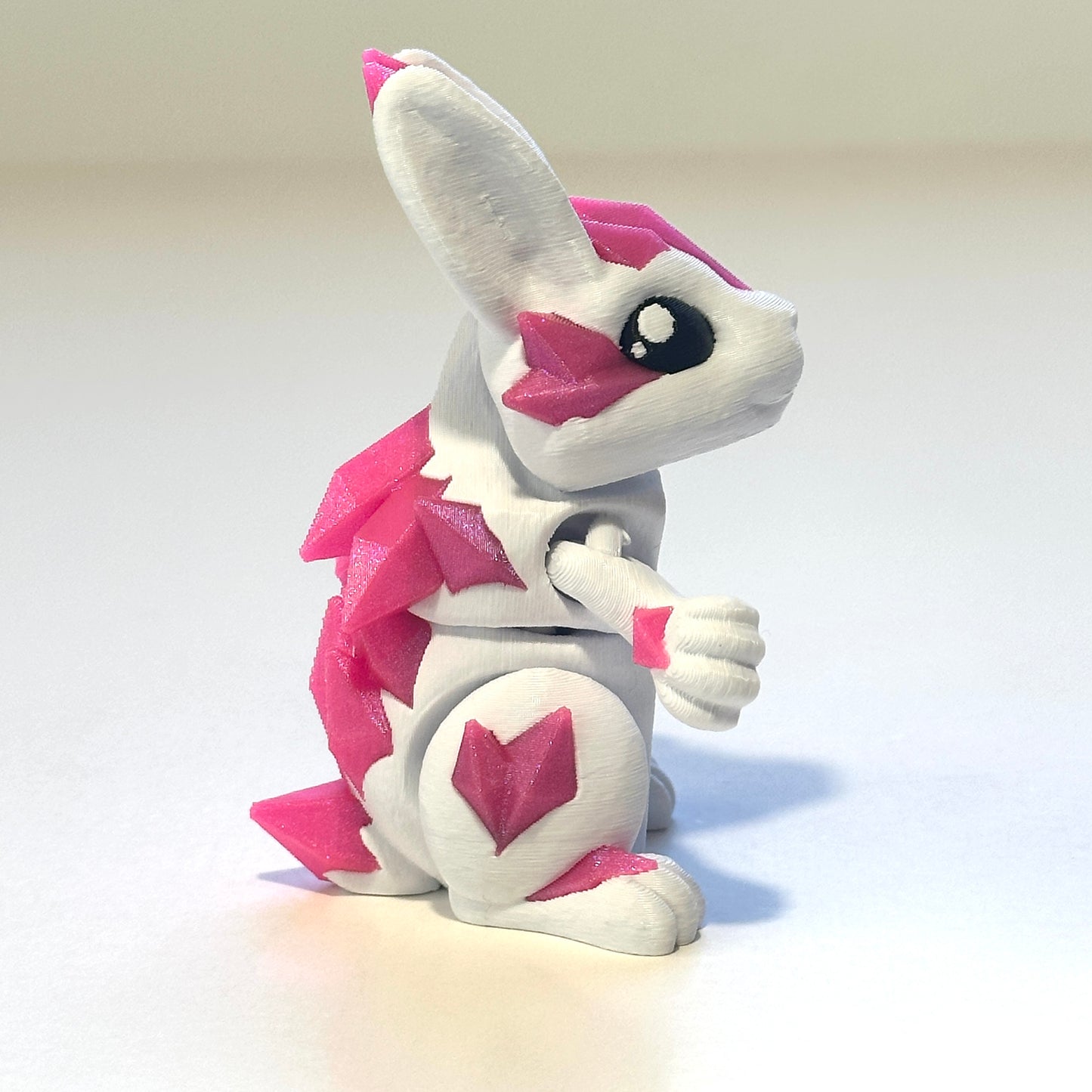 Crystal Bunny - 3D Printed Articulating Figure
