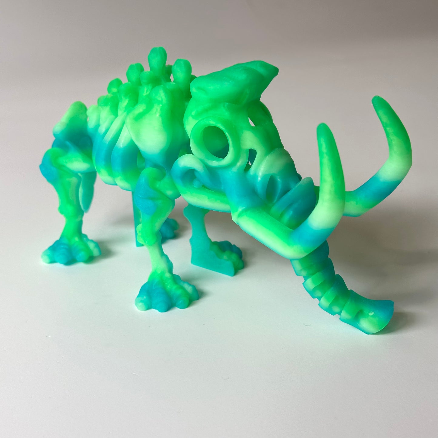 Flexi Mammoth - 3D Printed Articulating Figurine