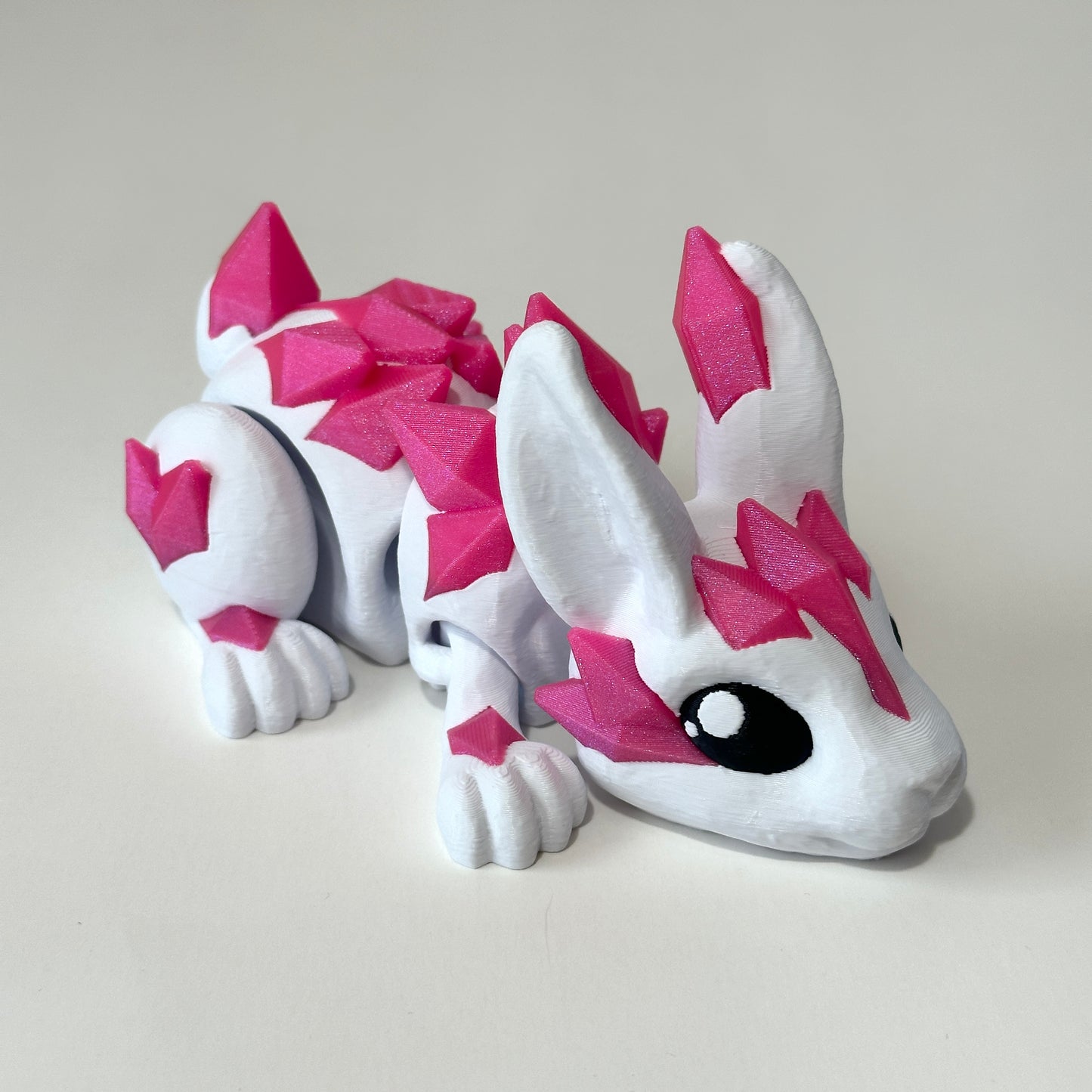 Crystal Bunny - 3D Printed Articulating Figure