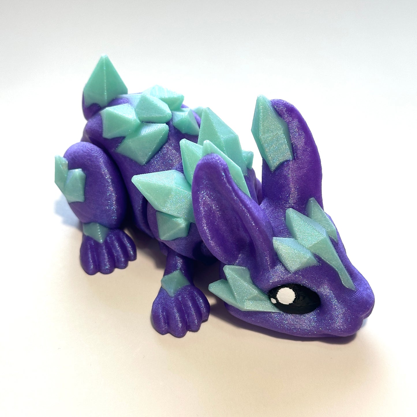 Crystal Bunny - 3D Printed Articulating Figure