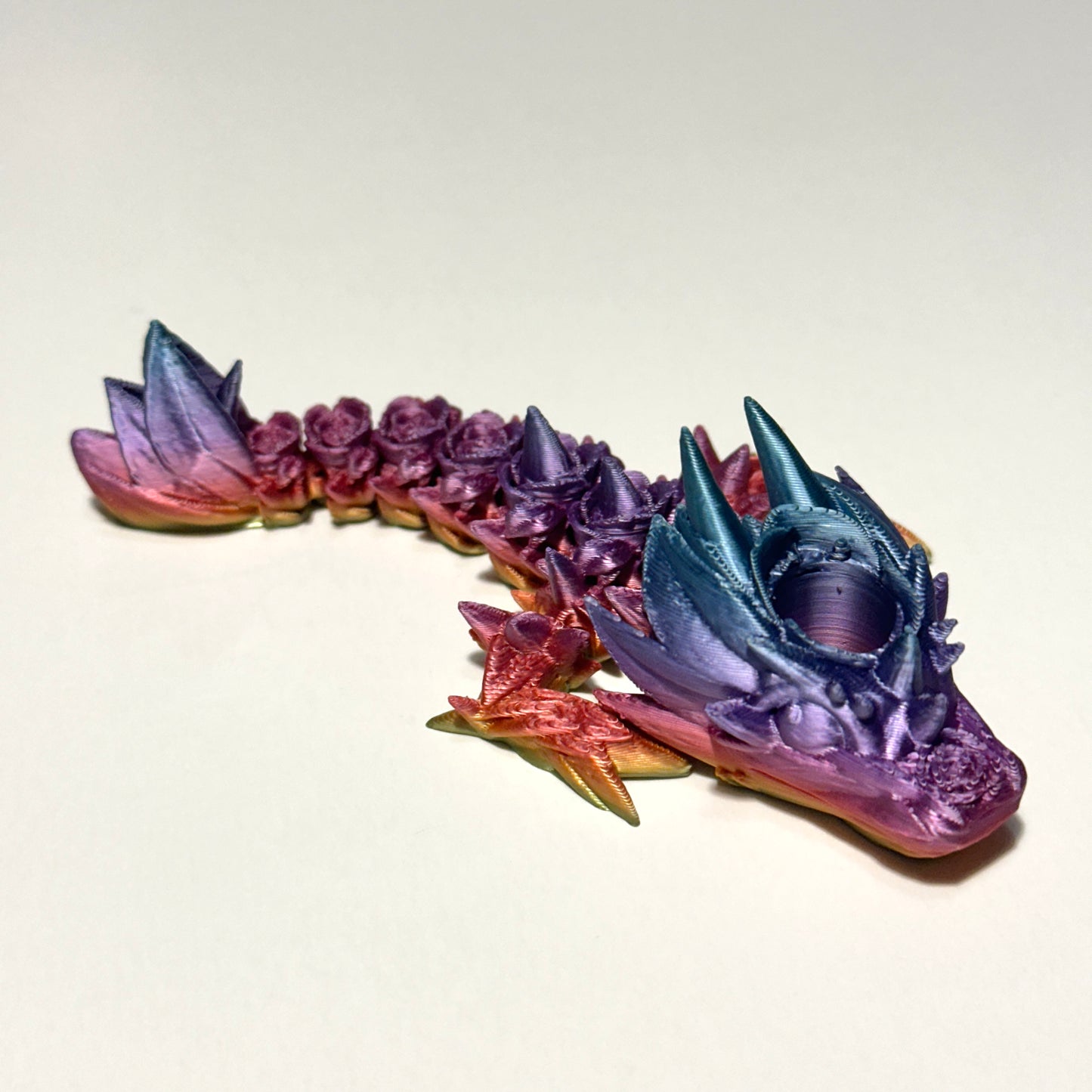 Rose Tadling Straw Topper - 3D Printed Articulating Figure