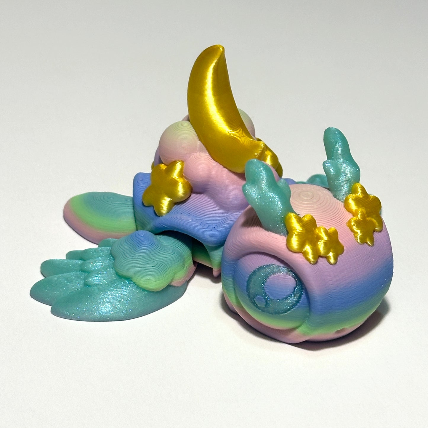 Dreamy Turtle - 3D Printed Articulating FIgure