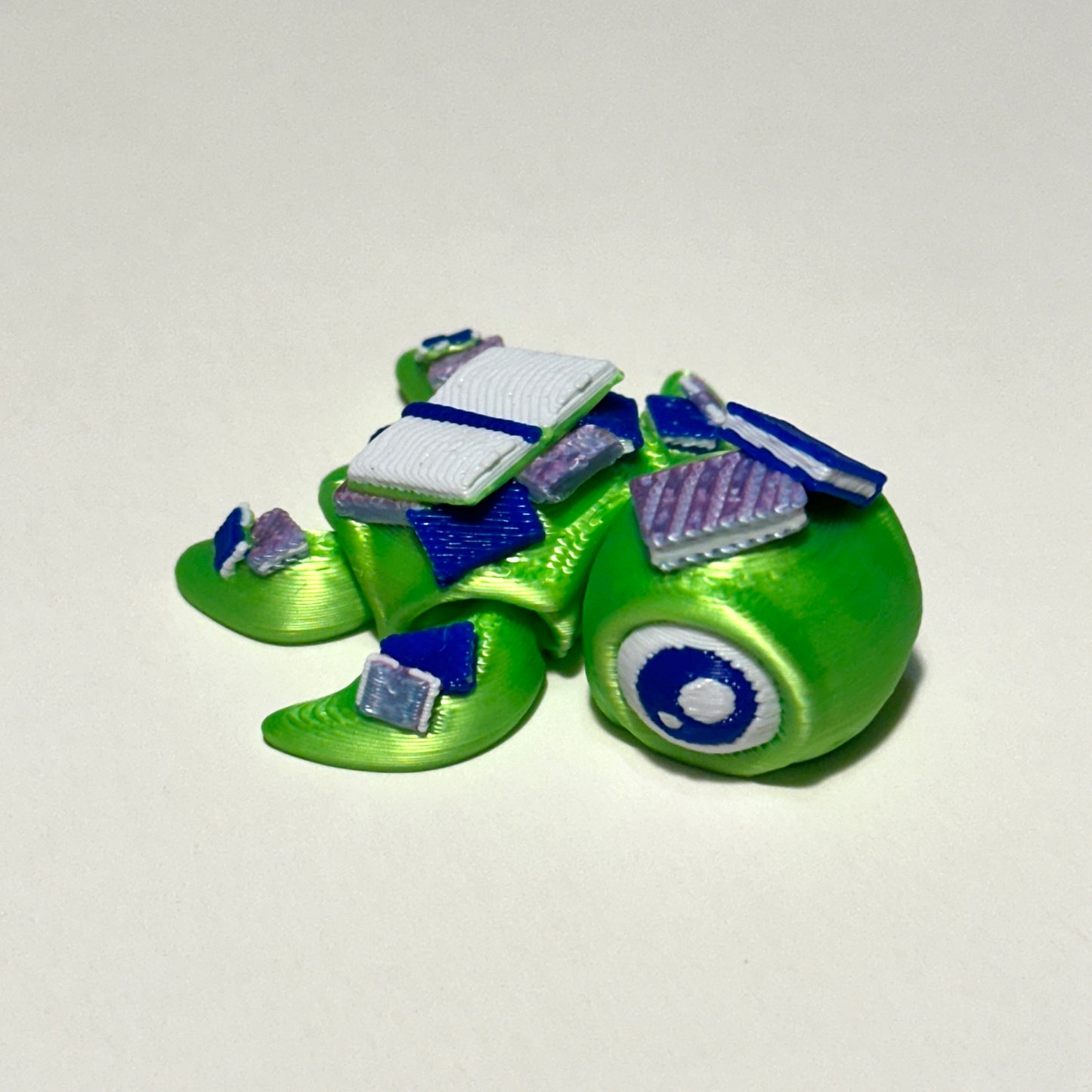 Mini Book Turtle - 3D Printed Articulating FIgure