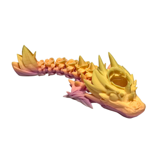 Rose Tadling Straw Topper - 3D Printed Articulating Figure