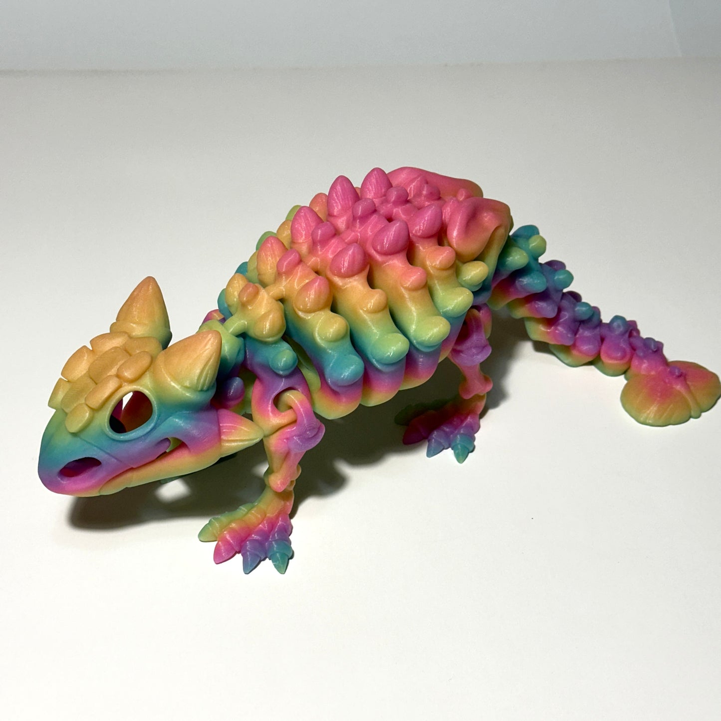 Giant Flexi Skeleton Ankylosaurus - 3D Printed Articulating FIgure