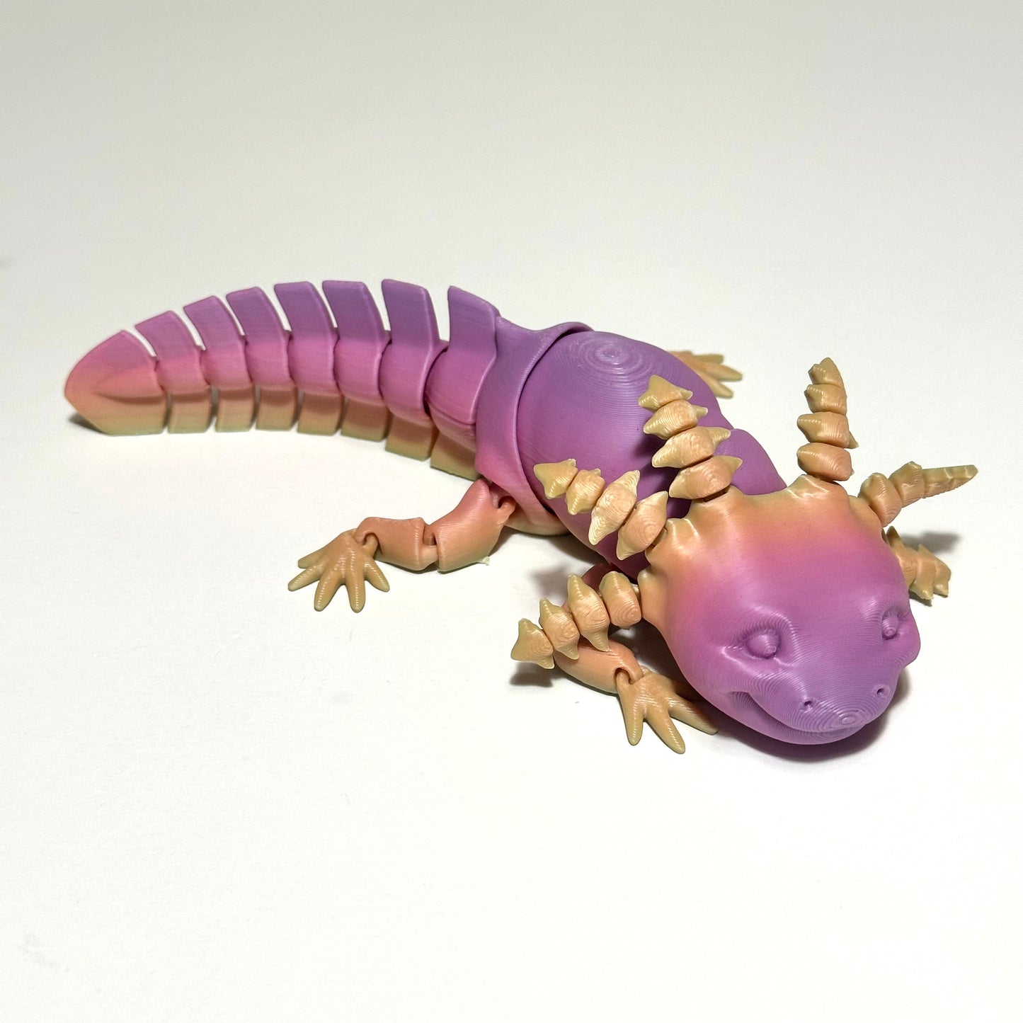Axolotl - Fully Articulating 3D Printed Figurine