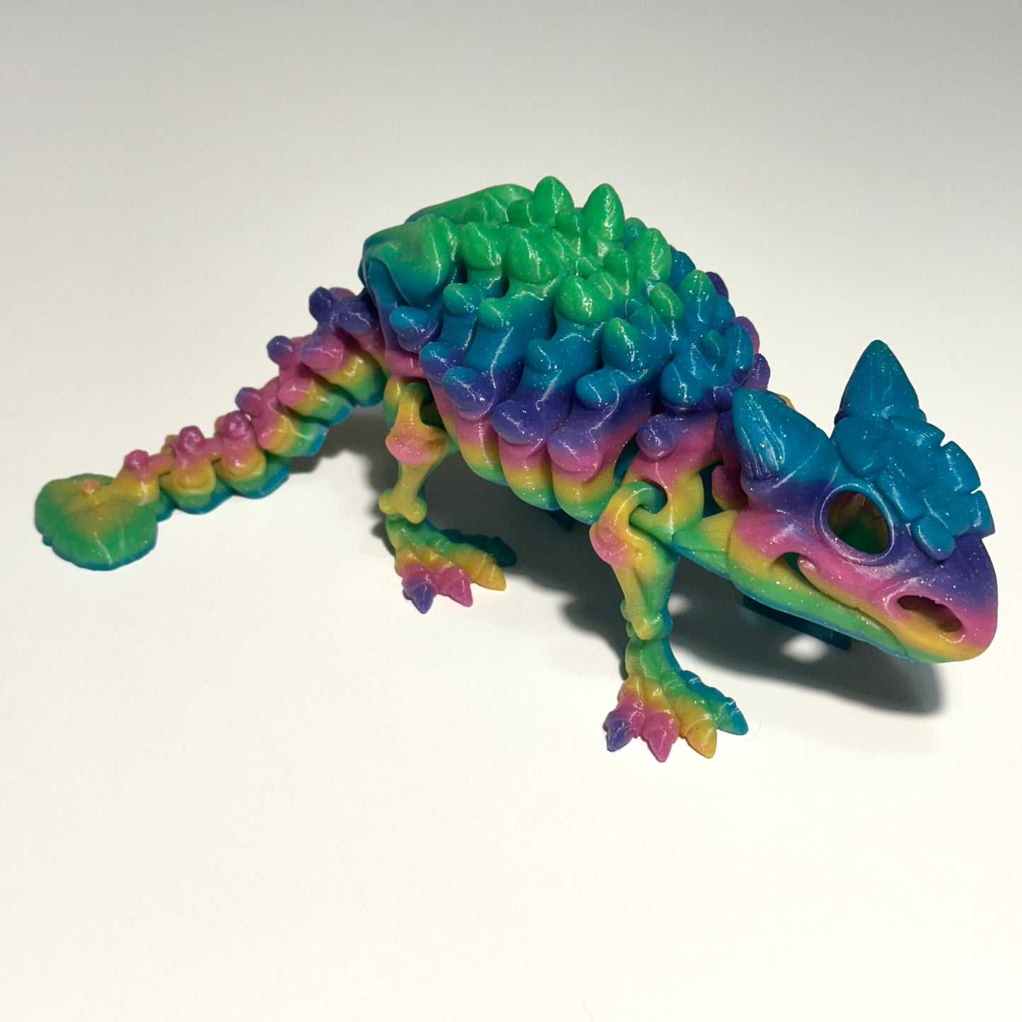 Flexi Skeleton Ankylosaurus - 3D Printed Articulating Figure