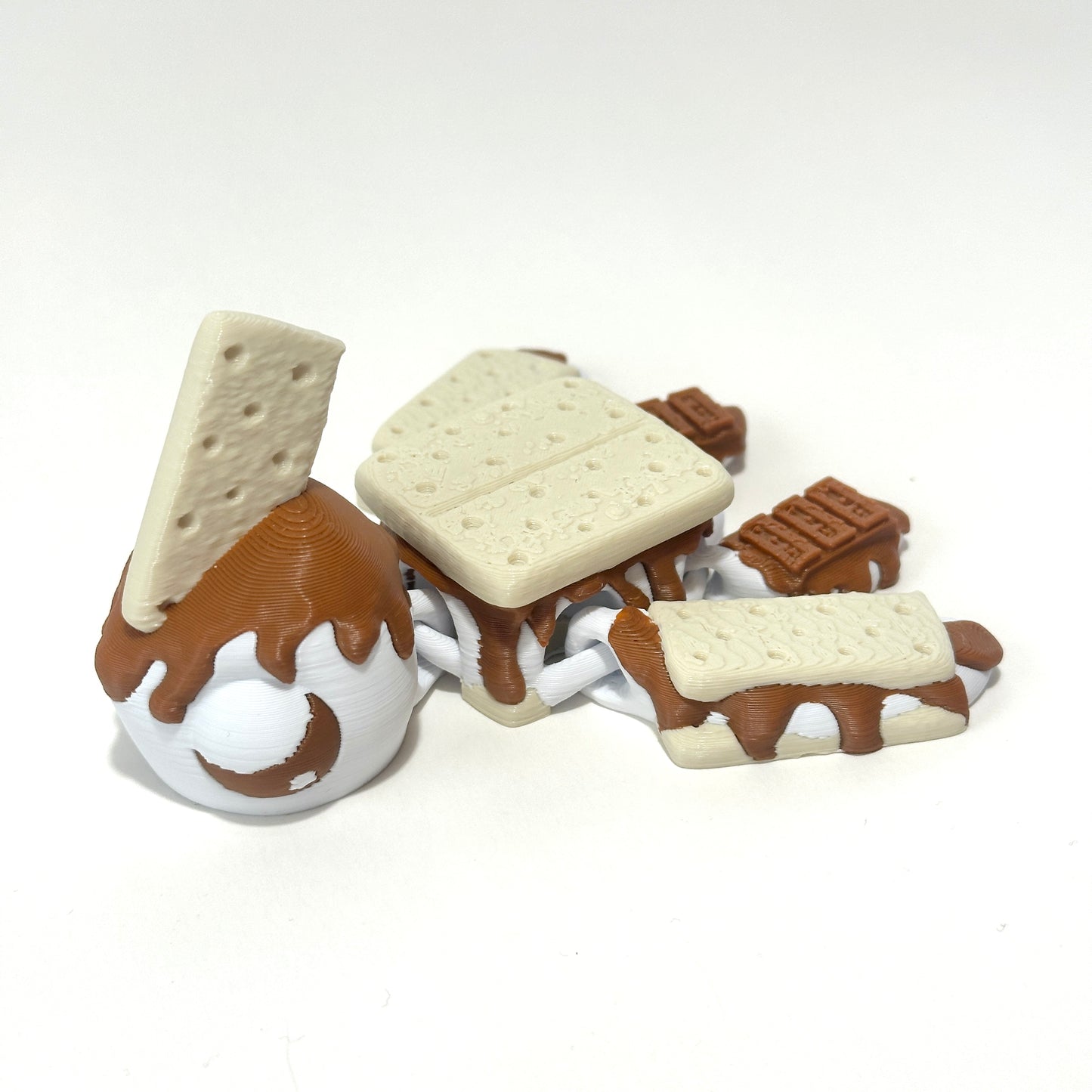 S'mores Turtle - 3D Printed Articulating Figure