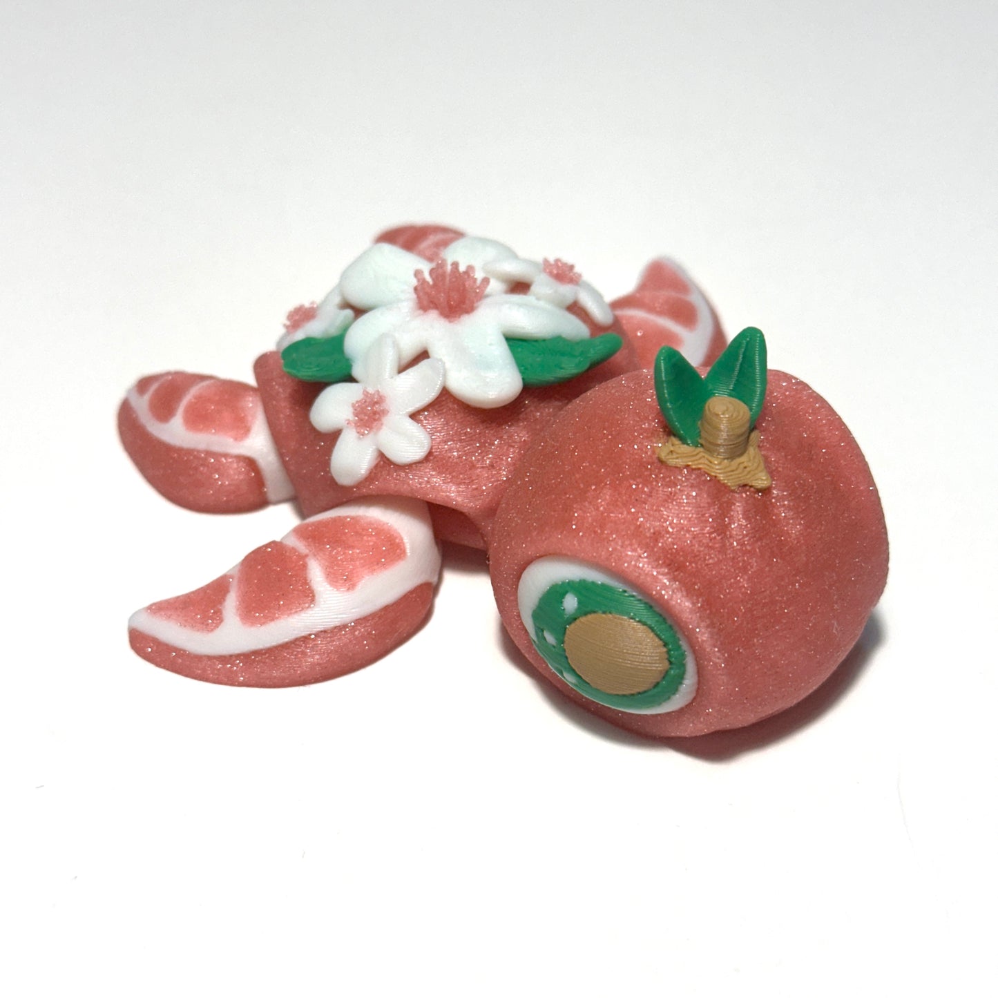 Fruit Blossom Turtle - 3D Printed Articulating Figure
