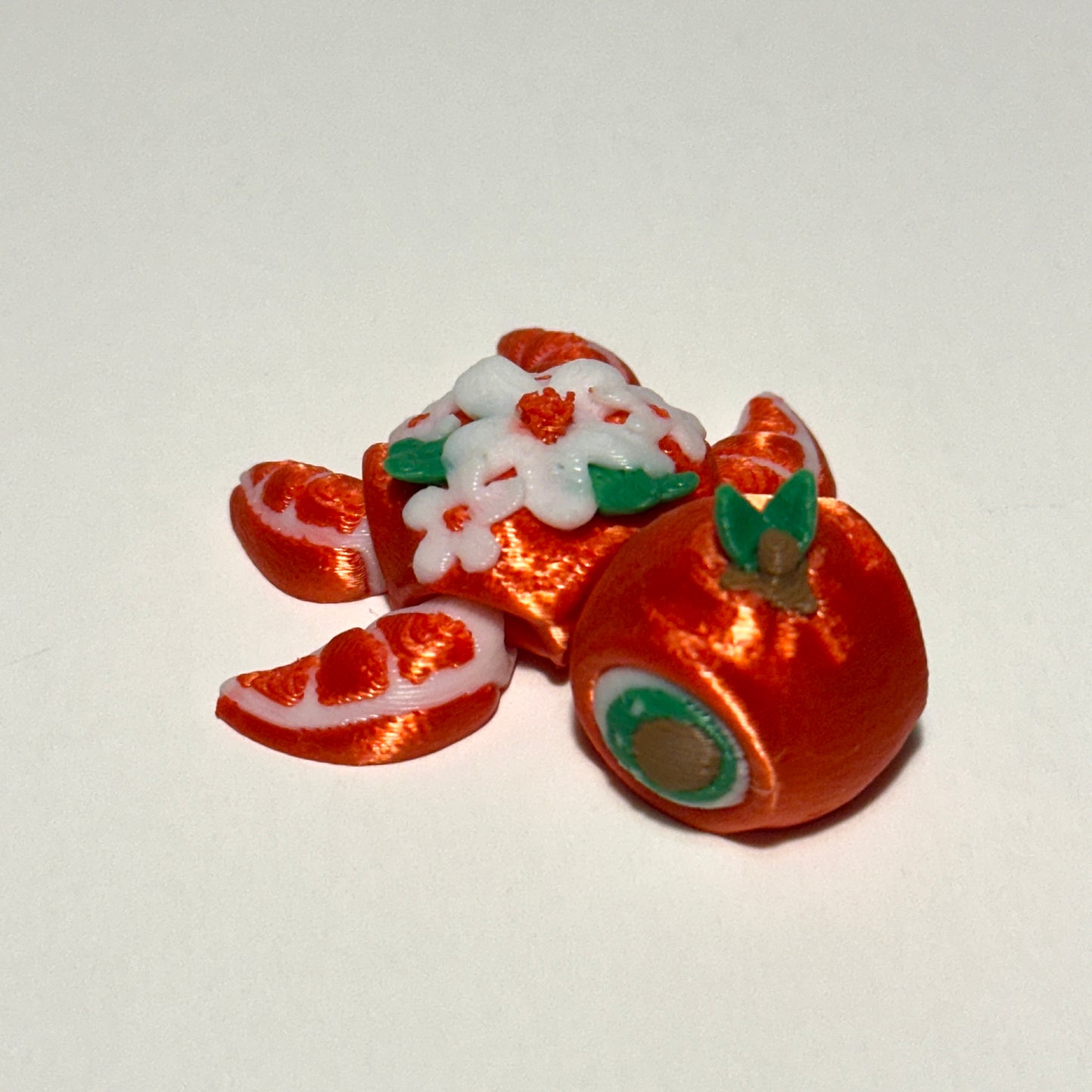 Fruit Blossom Turtle - 3D Printed Articulating Figure