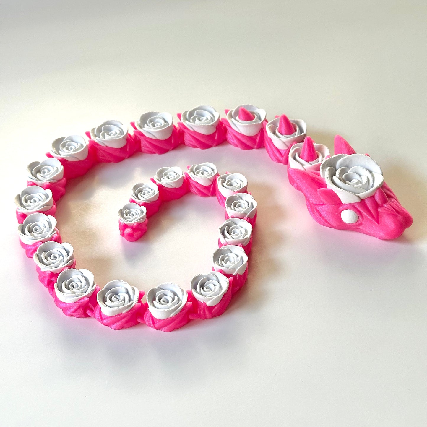 Large Rose Snake - 3D Printed Figurine