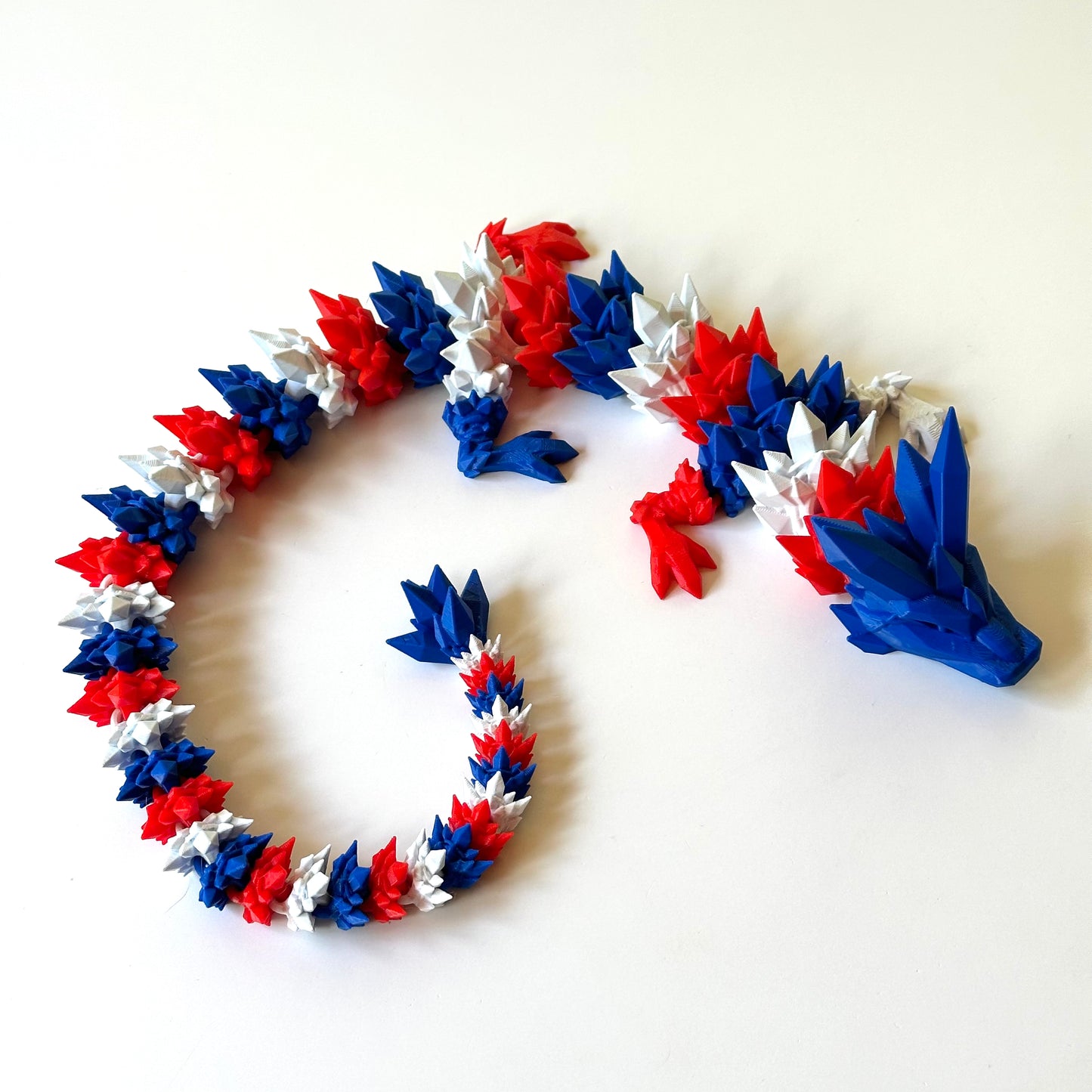 Large Crystal Dragons - 3D Printed Articulating