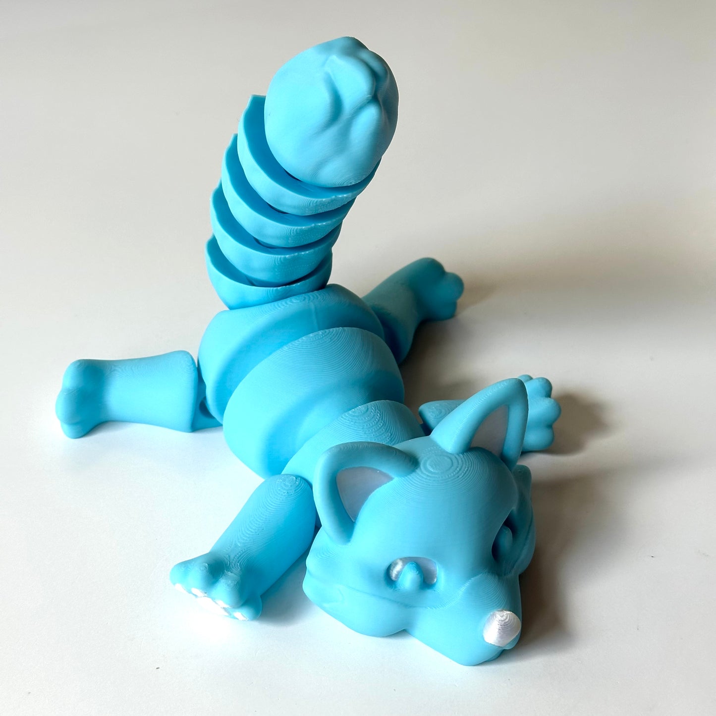Giant Arctic Fox - 3D Printed Articulating Figure