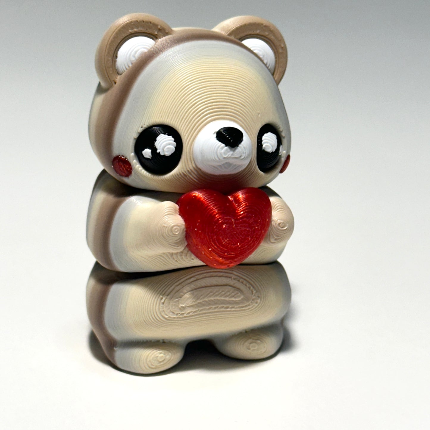 Flexi Valentine Bear - 3D Printed Articulating Figure