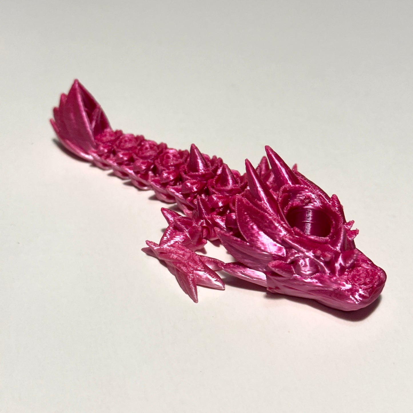 Rose Tadling Straw Topper - 3D Printed Articulating Figure