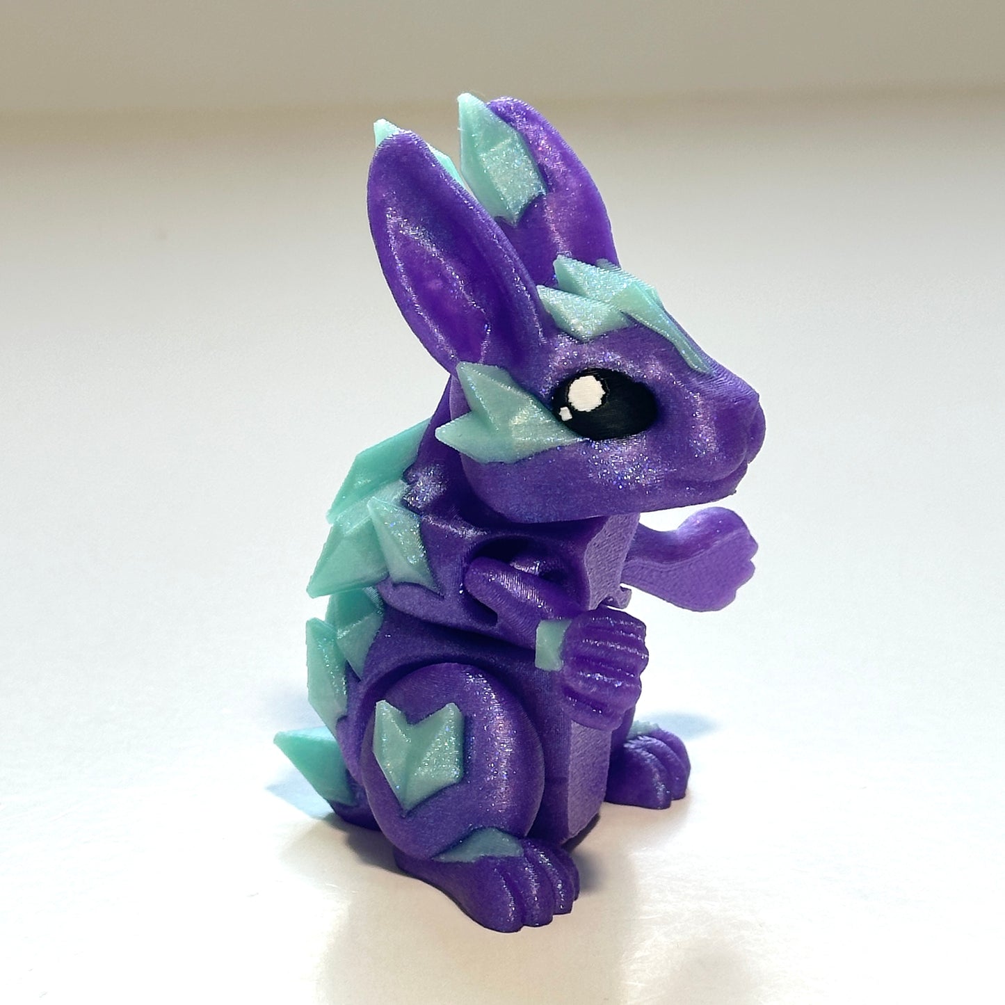Crystal Bunny - 3D Printed Articulating Figure