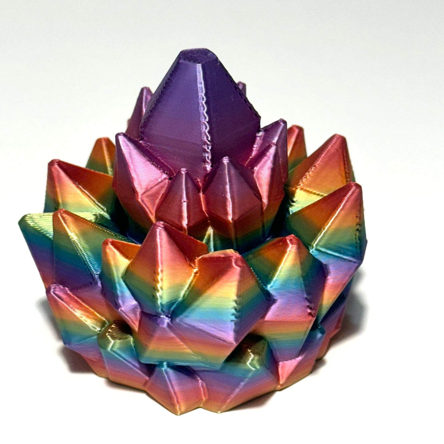 Crystal Fidget Spinner - 3D Printed Articulating Figure
