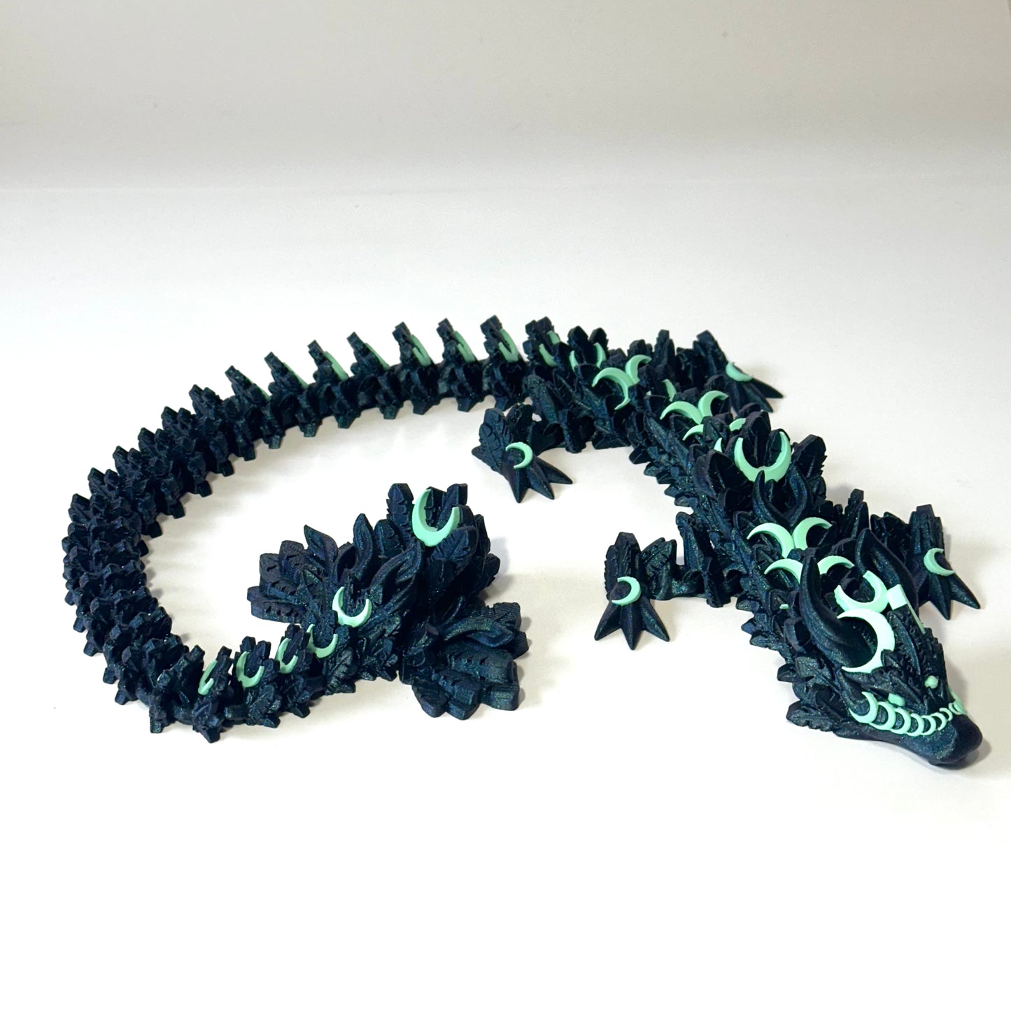 Large Lunar Dragon - 3D Printed Articulating