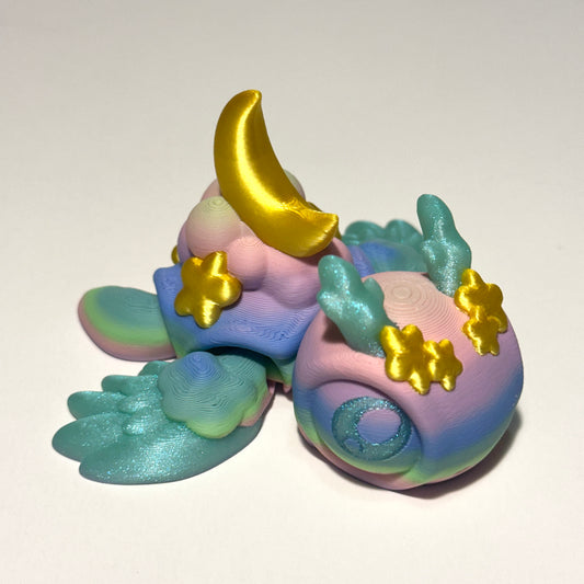 Dreamy Turtle - 3D Printed Articulating FIgure