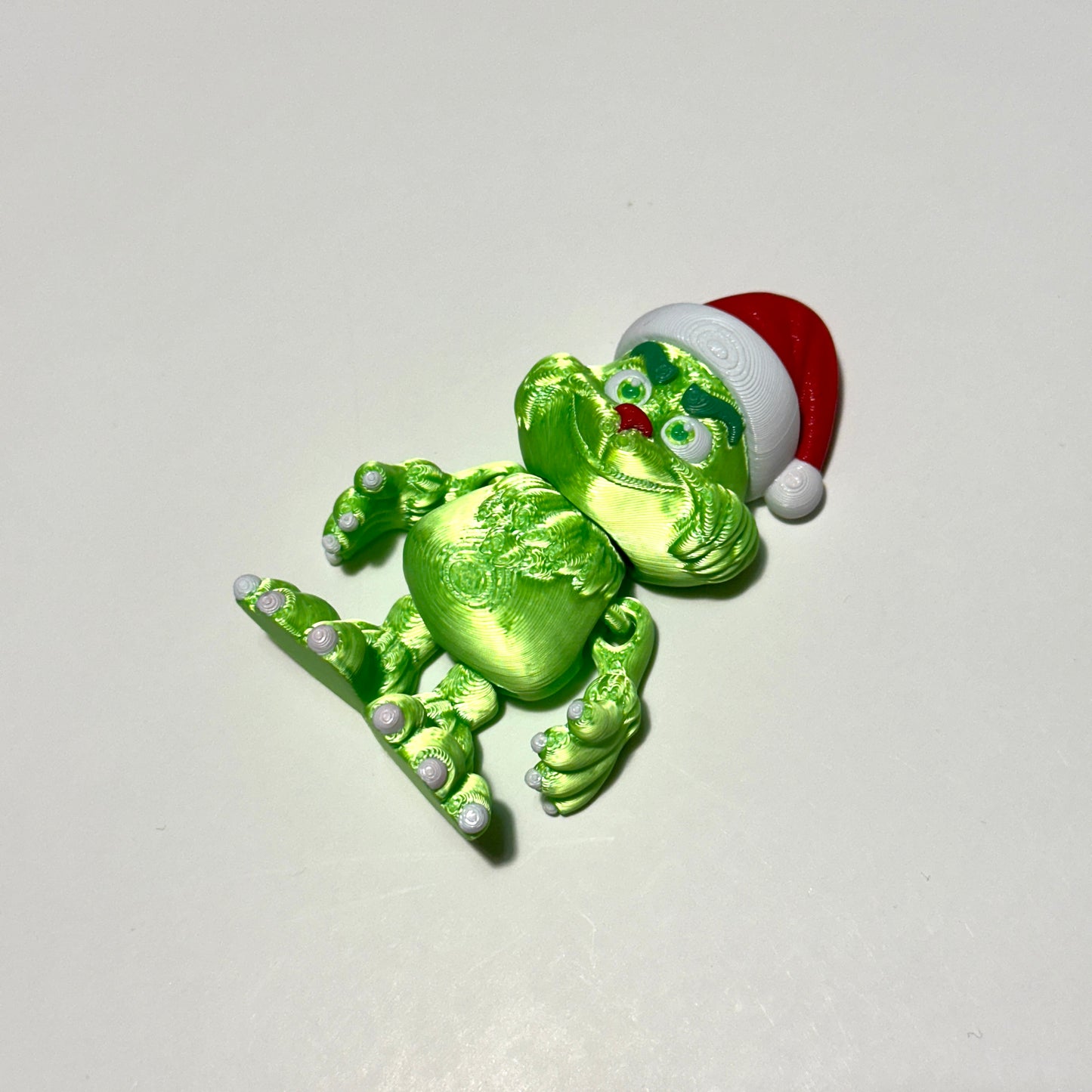 Mini Anti Christmas Green Guy - 3D Printed Articulating Figure