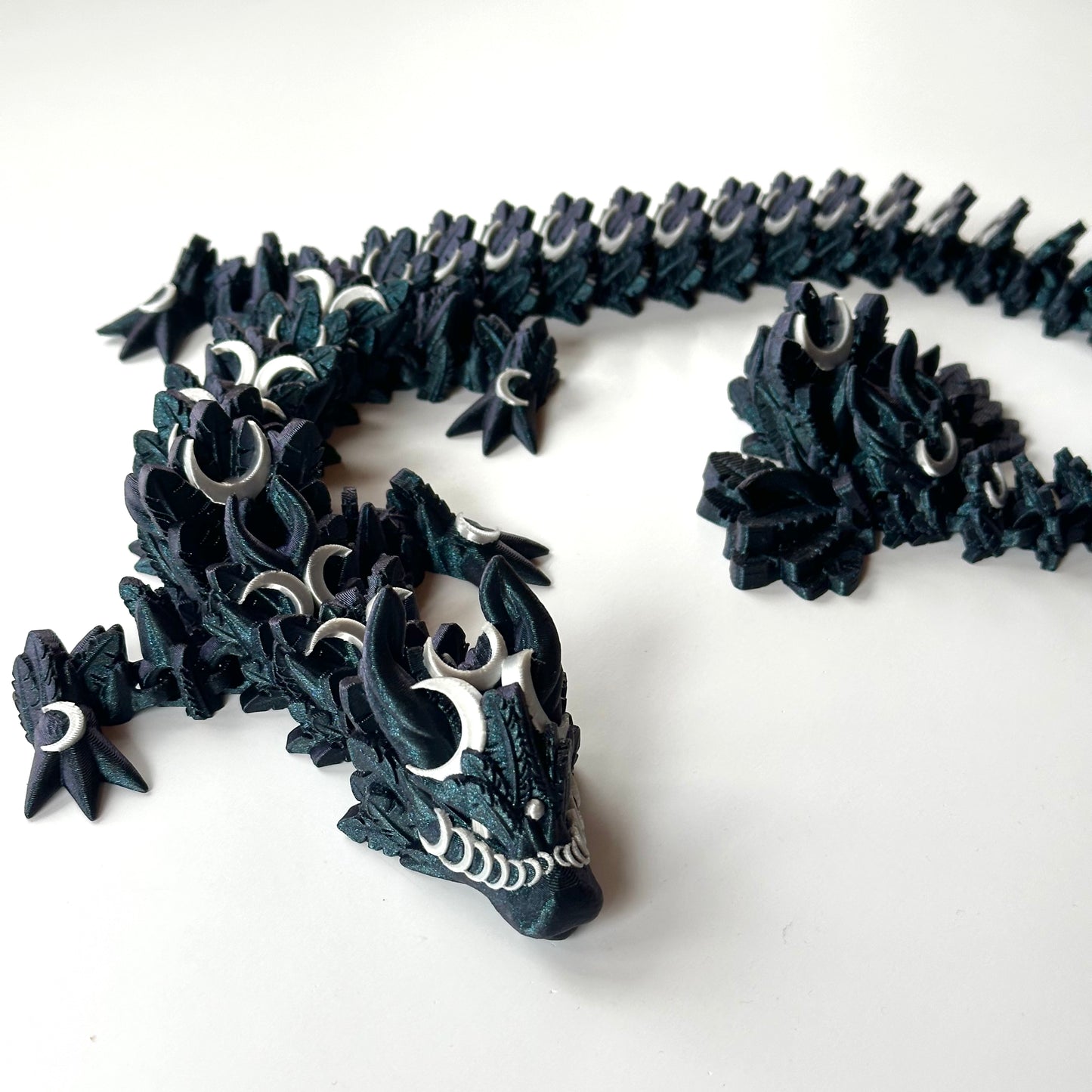 Large Lunar Dragon - 3D Printed Articulating