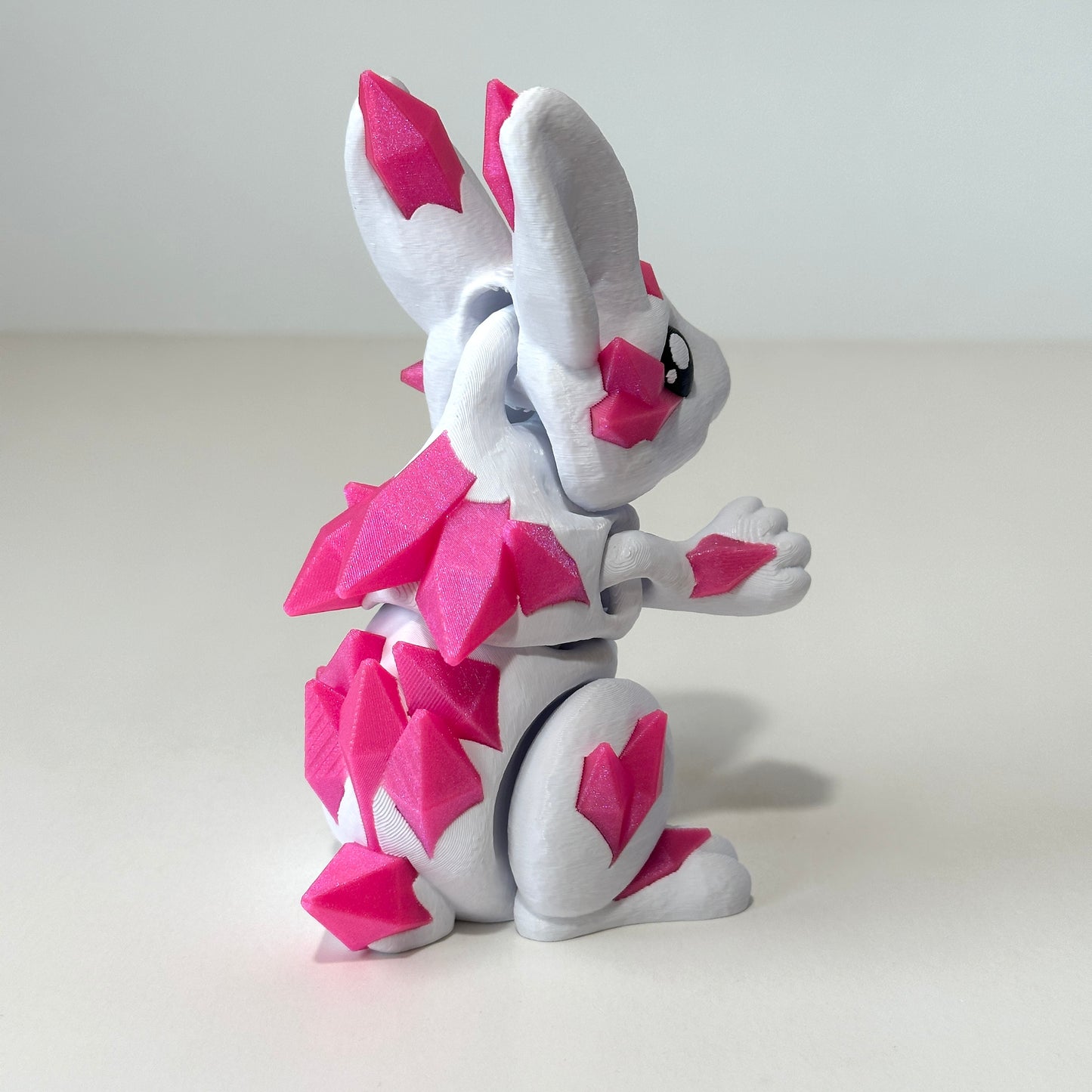 Crystal Bunny - 3D Printed Articulating Figure