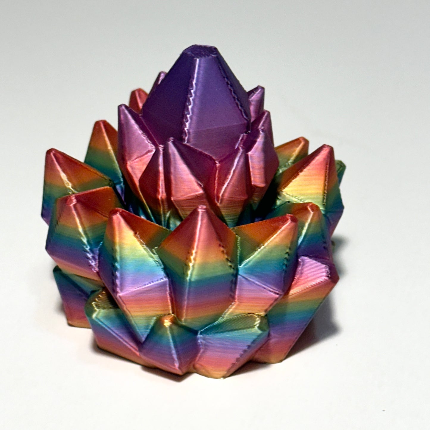 Crystal Fidget Spinner - 3D Printed Articulating Figure