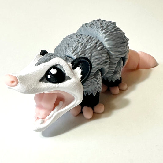 Baby Opossum - 3D Printed Articulating Figurine