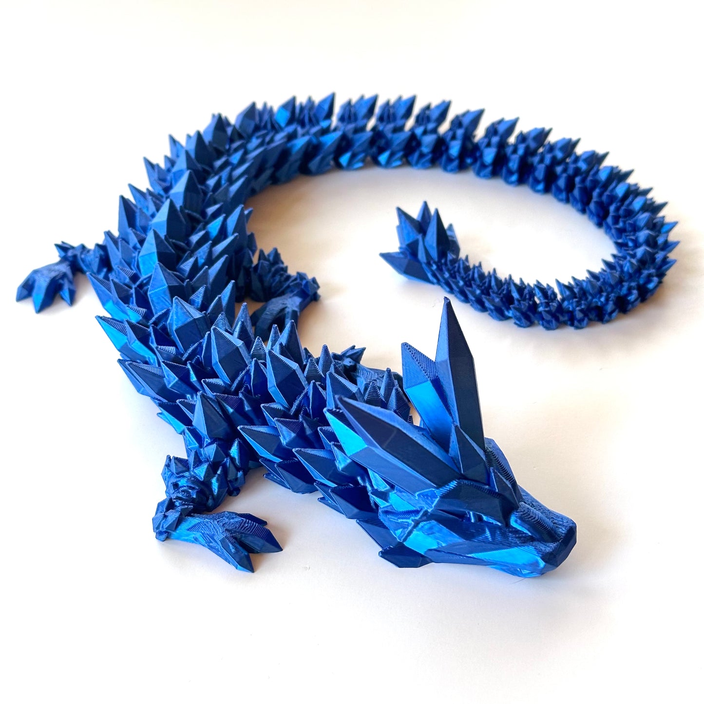 Large Crystal Dragons - 3D Printed Articulating