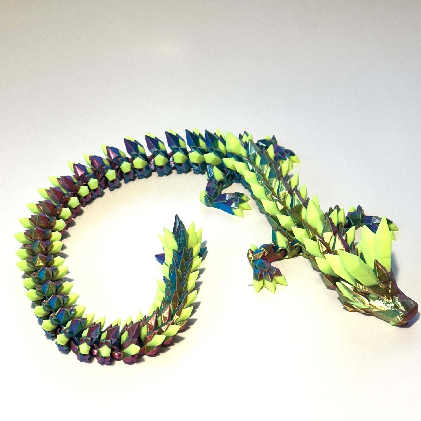 Large Crystal Dragons - 3D Printed Articulating