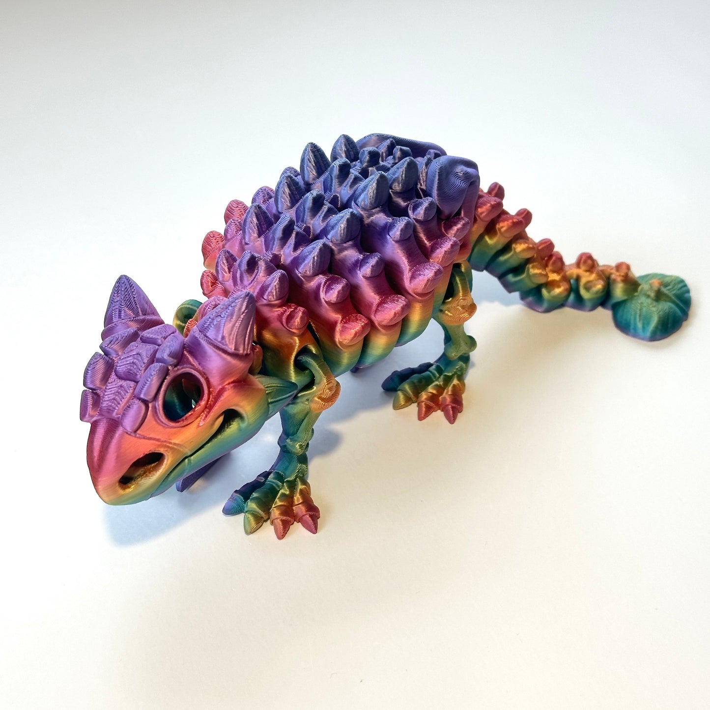 Flexi Skeleton Ankylosaurus - 3D Printed Articulating Figure