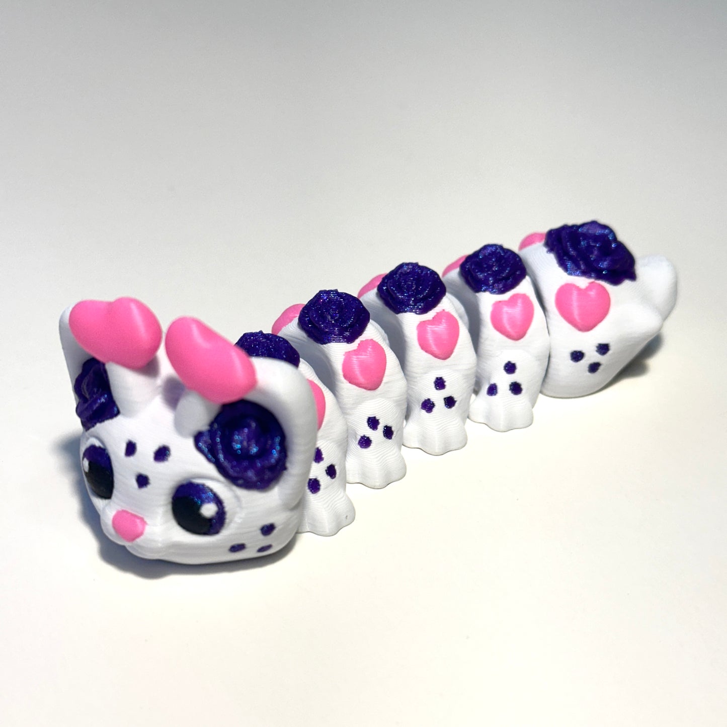 Cat-er-pillar - 3D Printed Articulating Figure