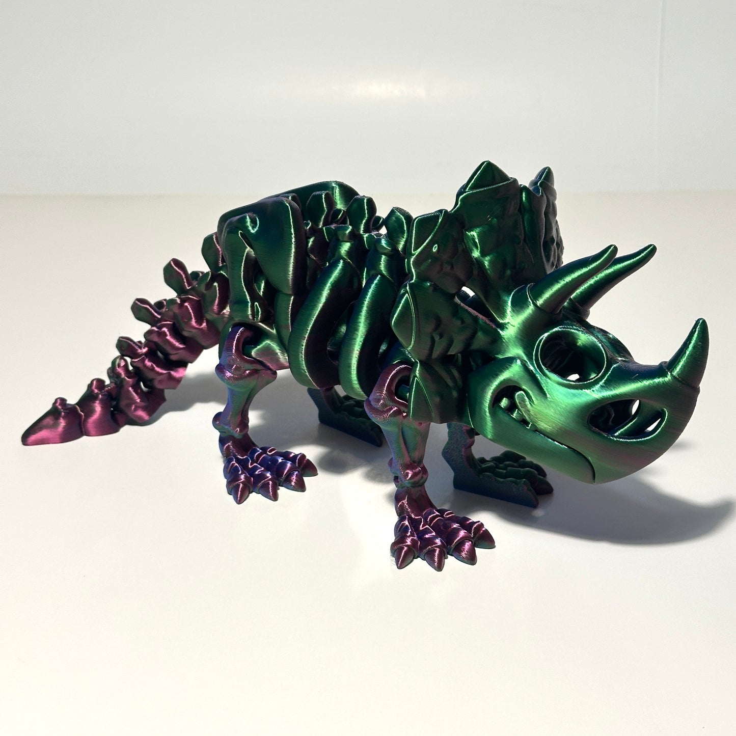 Giant Flexi Triceratops - 3D Printed Articulating Figure
