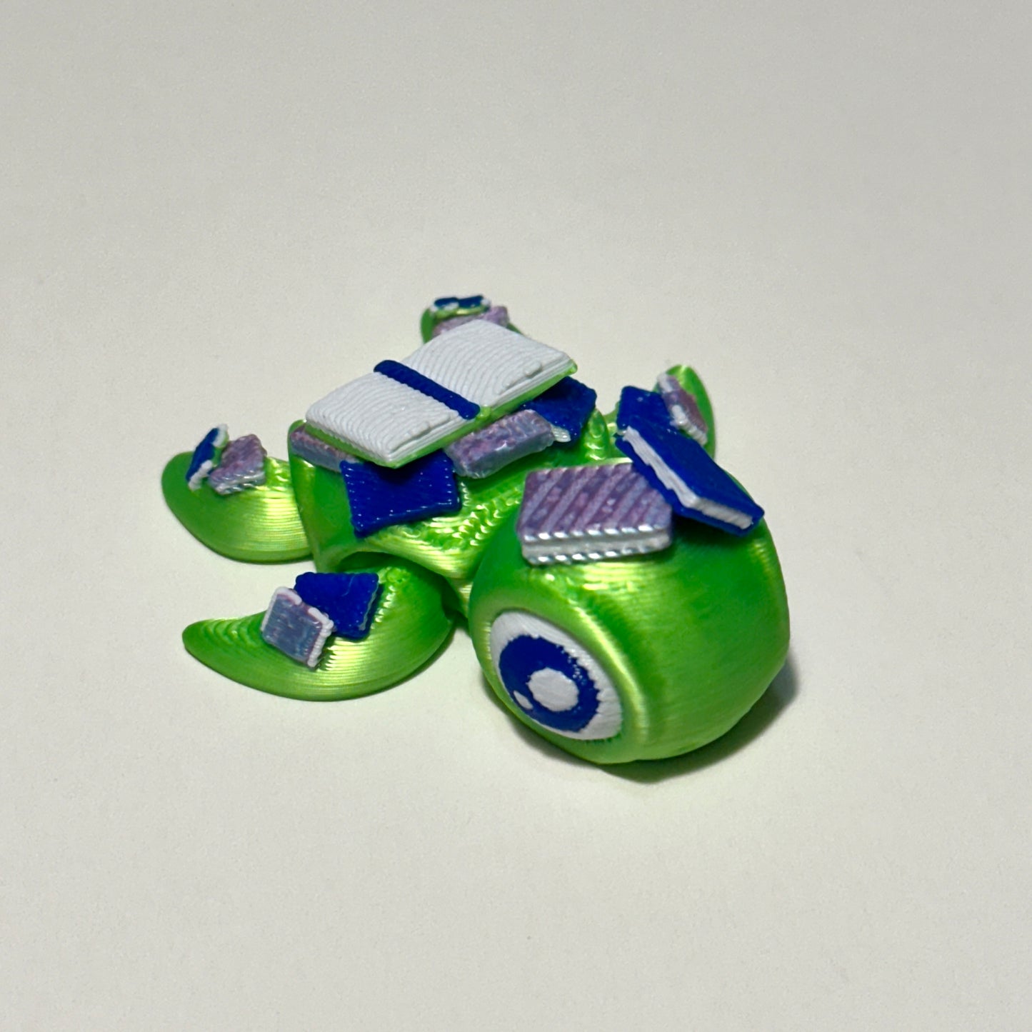 Mini Book Turtle - 3D Printed Articulating FIgure