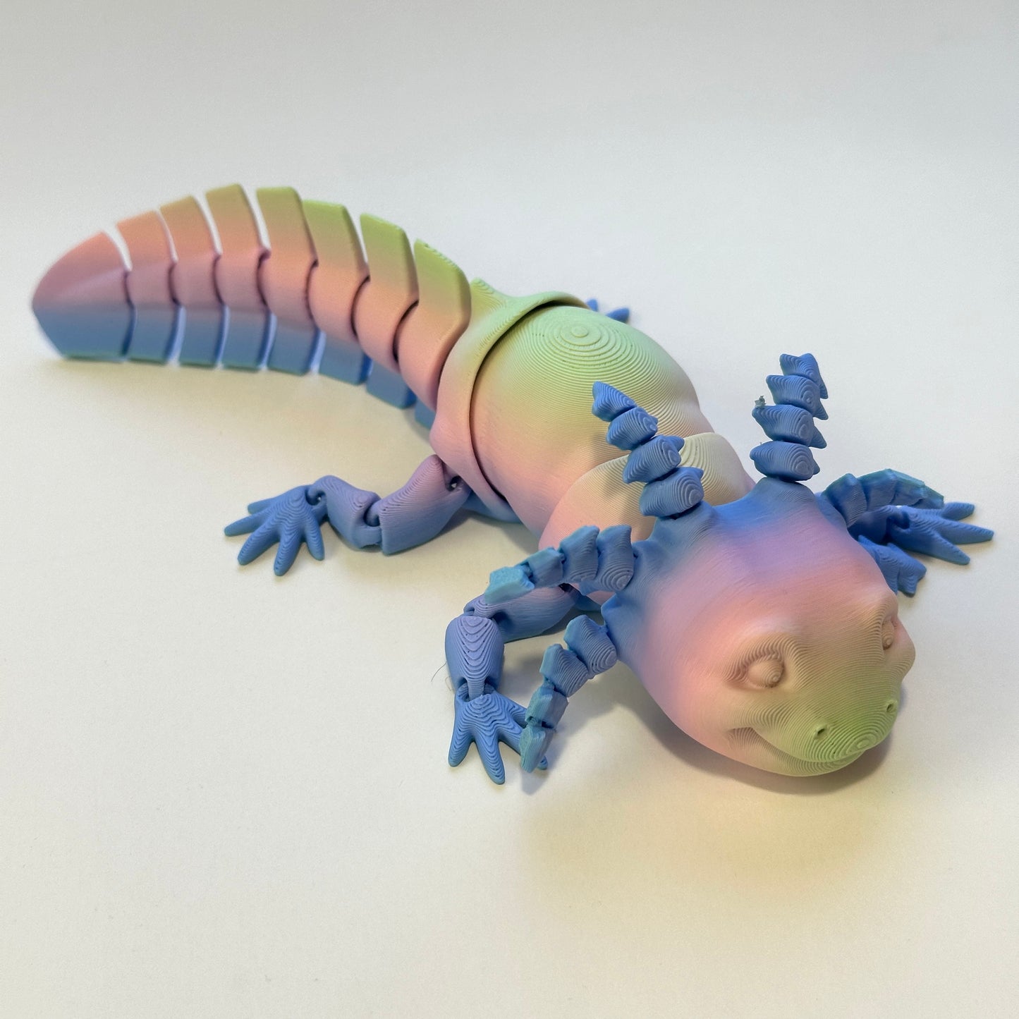 Axolotl - Fully Articulating 3D Printed Figurine