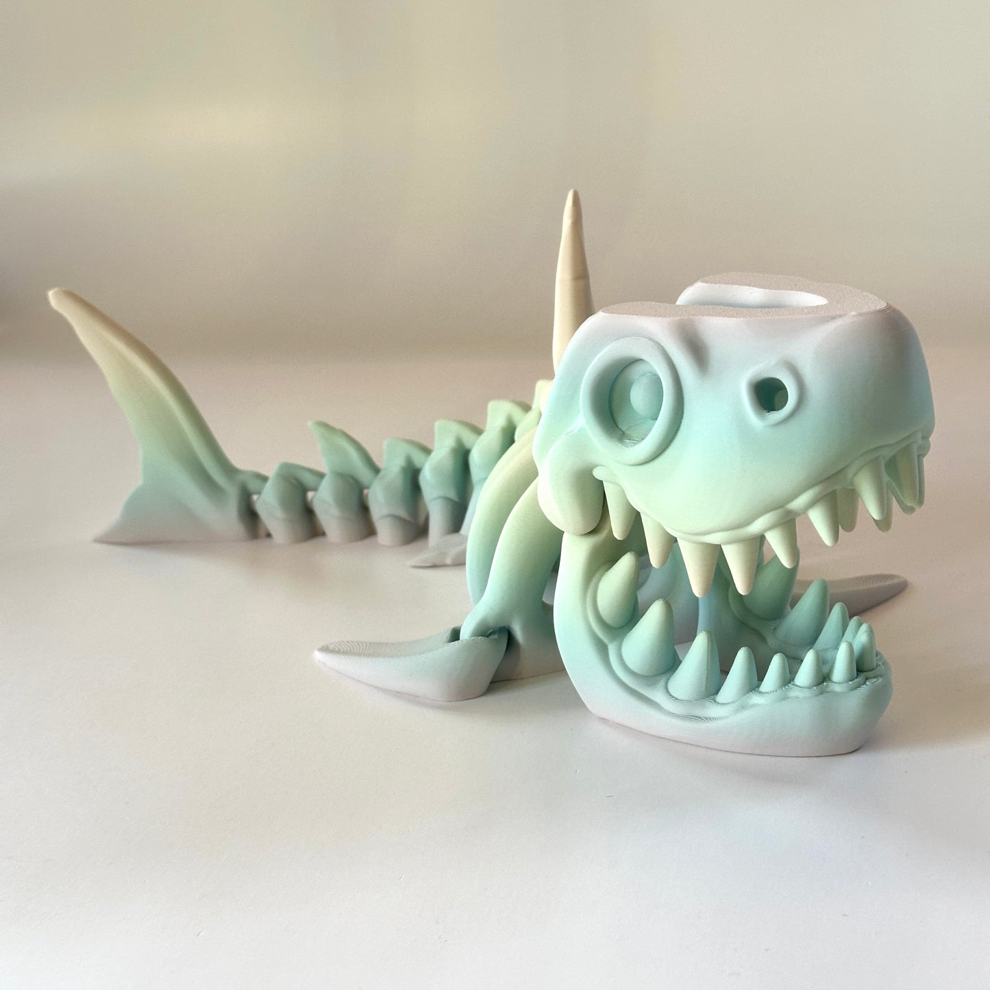 Giant Skeleton Shark - 3D Printed Articulating