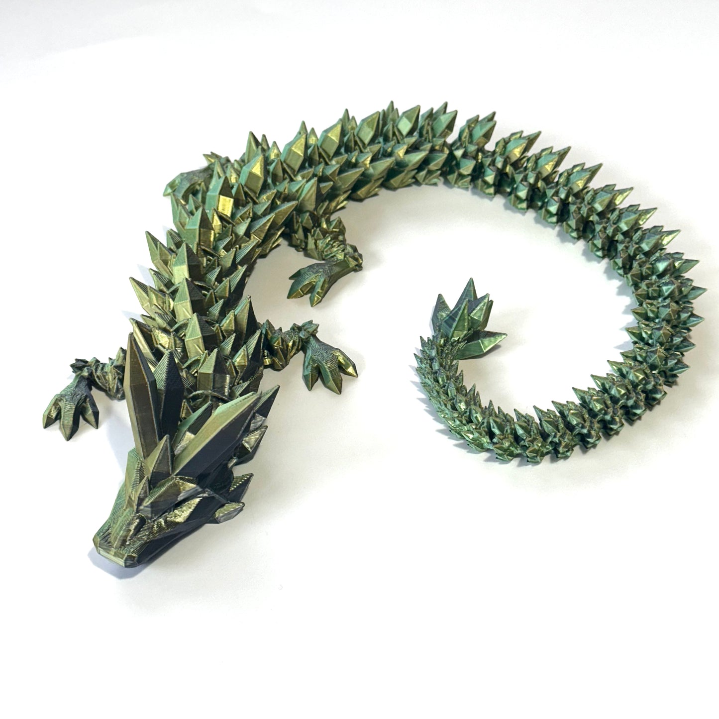 Large Crystal Dragons - 3D Printed Articulating