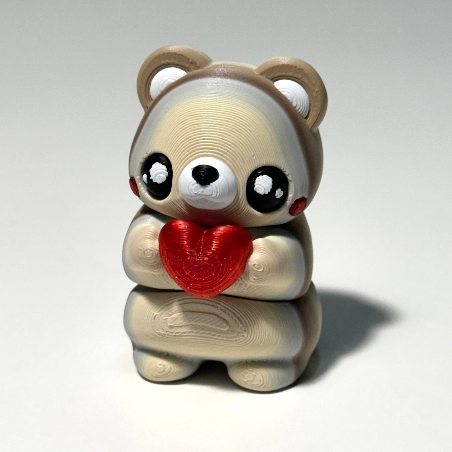 Flexi Valentine Bear - 3D Printed Articulating Figure